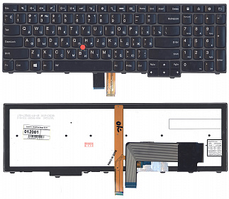 Клавиатура для ноутбука Lenovo ThinkPad Edge E531 E540 черная с подсветкой код 012001