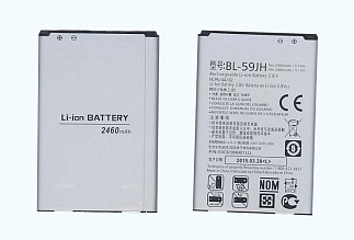 Аккумулятор для смартфона LG BL-59JH 3,8V 2460mAh код 014250