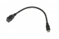 Кабель OTG Type-C - USB 3.0 (чёрный 25см) код 057510
