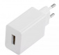 Блок питания (эмулятор питания USB) 5V/3A 9V/2A 12V/1.5A 18W USB Quick Charge 3.0 Белый код MCW-1USB