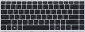 Клавиатура для ноутбука HP ProBook 640 G4, L00736-251, L09547-251 черная с серой рамкой код mb085906