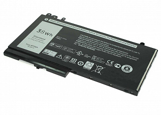 Аккумулятор для ноутбука Dell 05TFCY, RYXXH 11,1V 38Wh код mb015711