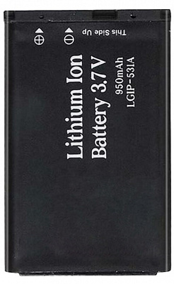 Аккумулятор для сотового телефона LG LGIP-531A 3,7V 950mAh код BATPHN12