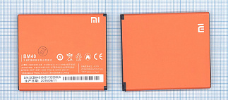 Аккумулятор для сотового телефона Xiaomi BM40 Xiaomi Mi2a/M2a/2a 3,8V 2030mAh код mb016512