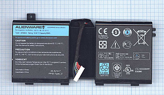 Аккумулятор для ноутбука Dell 02F8K3, 0G33TT, 0KJ2PX, 2F8K3 14,8V 86Wh код mb014384