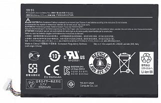 Аккумулятор для планшета Acer AP12D8K 3,7V 7300mAh код mb009826