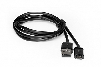 Кабель синхронизации (дата-кабель) USB - Micro USB (100 см) черный код IQ-SC01/B