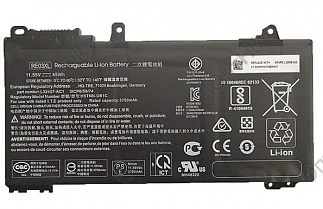 Аккумулятор для ноутбука HP RE03XL, RE03-3S1P, HSTNN-0B1C 11,55V, 45Wh  код mb086750
