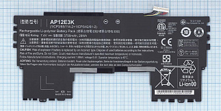 Аккумулятор для ноутбука Acer AP12E3K 7,4V 28Wh код mb012883