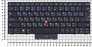 Клавиатура для ноутбука Lenovo ThinkPad Twist S230u S230 S230i, PK130RP1A04,MP-12B93RC-69,код 014118