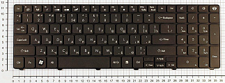Клавиатура для ноутбука Packard Bell EasyNote LM, TK, TM, TX серии  код TOP-99923