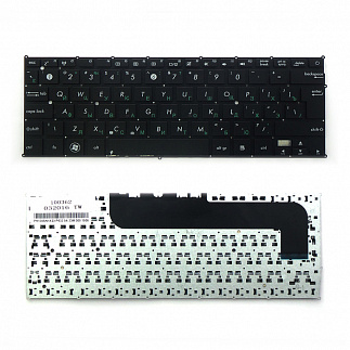 Клавиатура для ноутбука Asus UX21E, Г-образный Enter, черная без рамки код TOP-100362