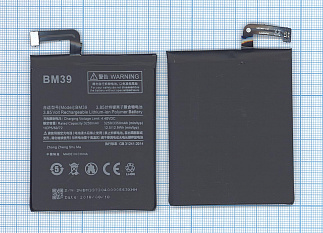 Аккумулятор для сотового телефона Xiaomi BM39 Mi6 3,85V 3250mAh код mb062131